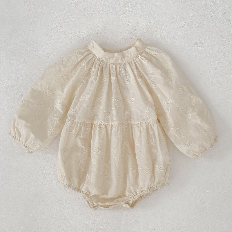 【BABY&KID】蝶結び刺繍ロンパース、ワンピースSK107915