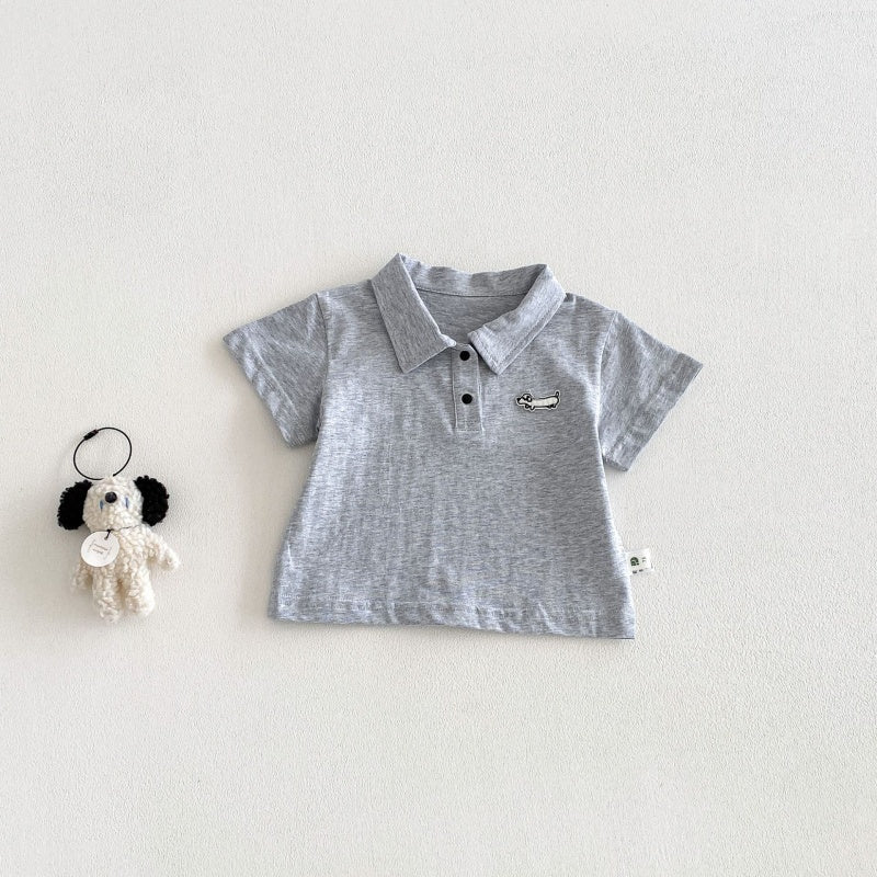 【BABY】夏新作カートゥーンワッペンTシャツ、ストライプショートパンツSK104808