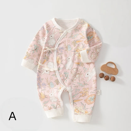 【BABY】コットンカートゥーンプリントカバーオールSK107508