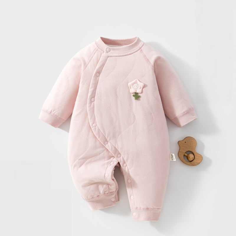 【BABY】Winter New Arrival Cartoon Patchwork Quilted Coverall SK108208