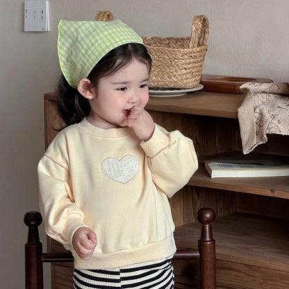 【BABY&KID】ハートスウェット、ボーダーパンツSK104312