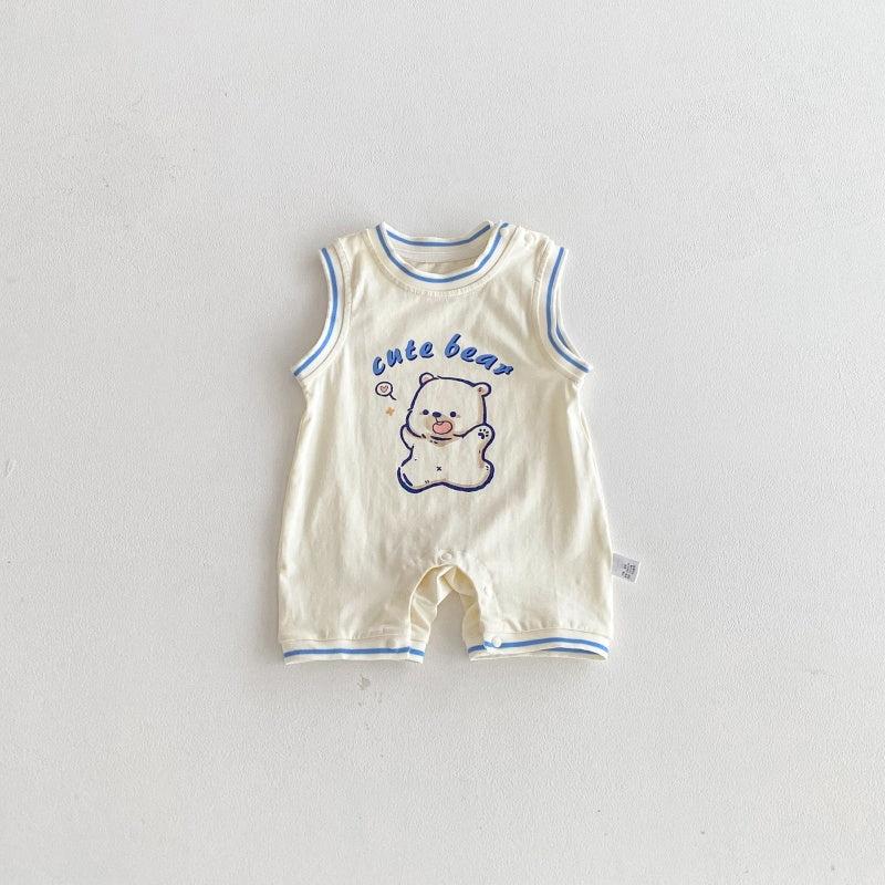 【BABY】夏新作くまさんカバーオールSK104612