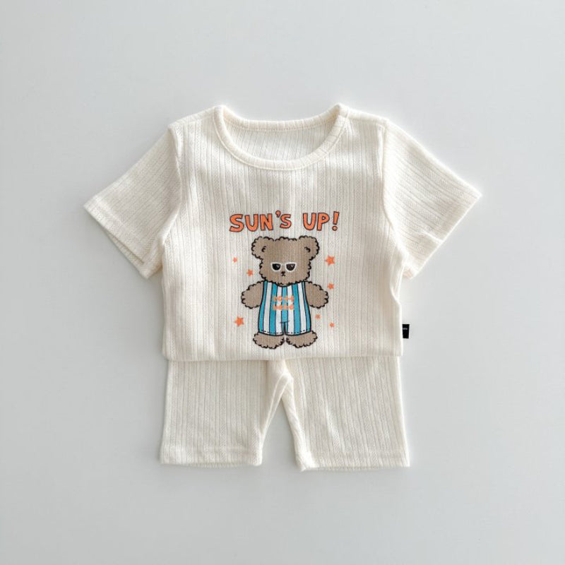 【BABY】夏新作 キャンディカラープリントセットアップSK081718