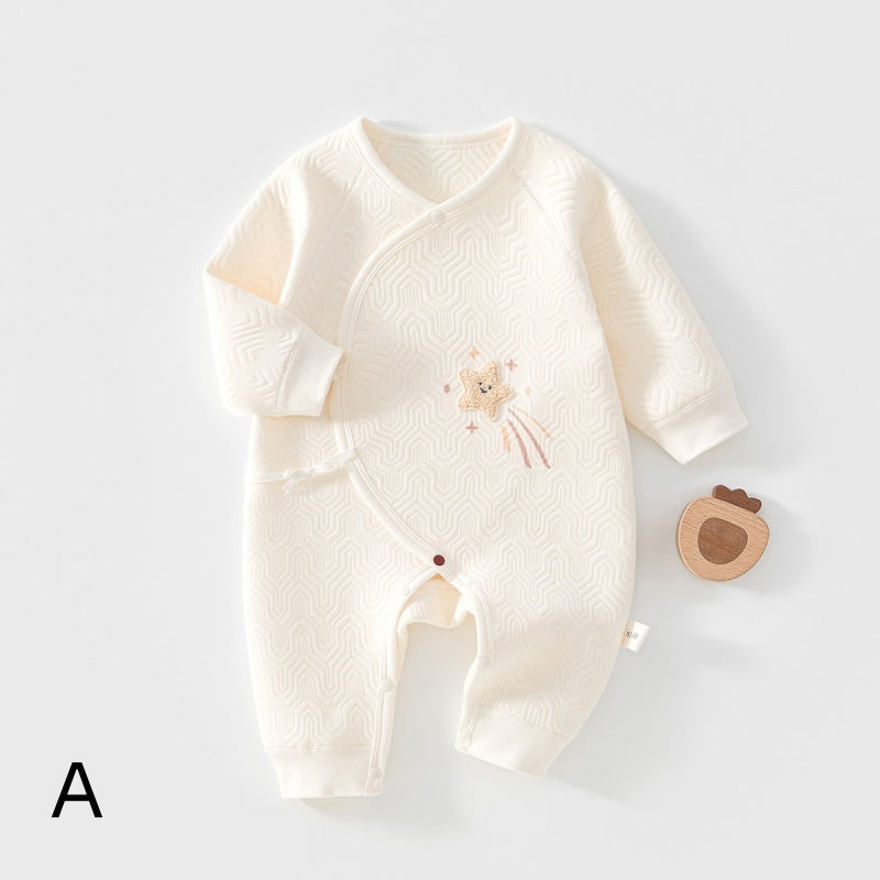 [BABY] New Winter Collection Embroidered Quilted Coverall SK108205