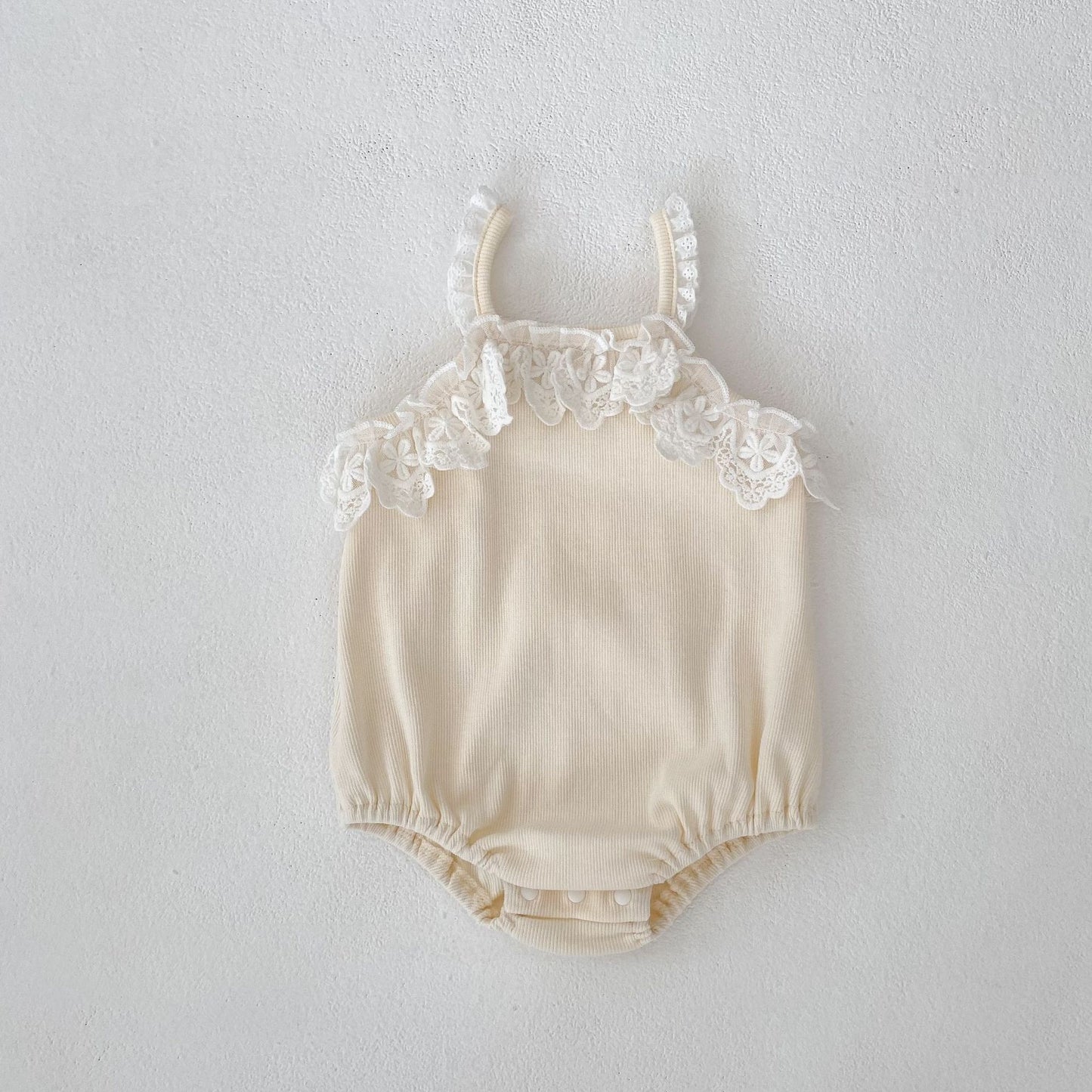 【BABY】夏新作 レースクリームロンパース、ＴシャツSK061805