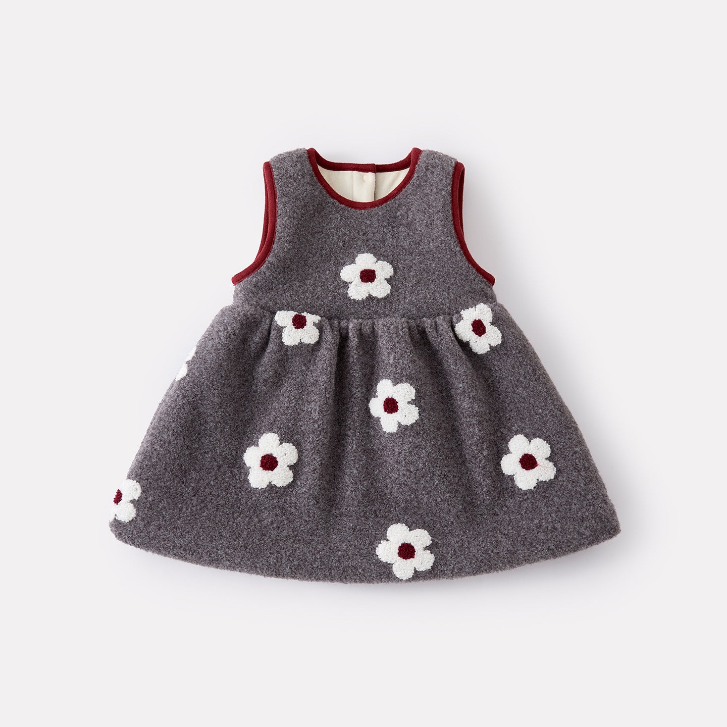 【BABY】冬新作レトロ花柄ジャンパースカートSK102724