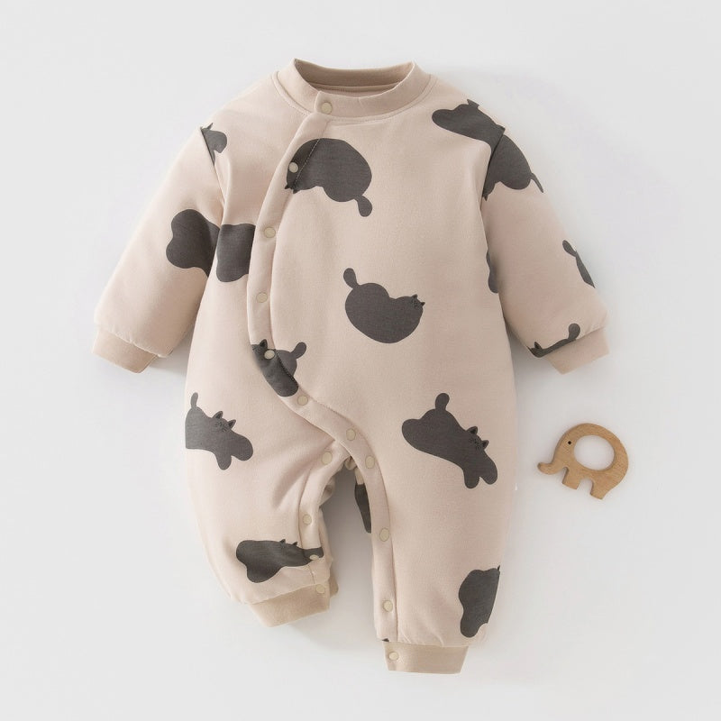 [BABY] New Winter Cat Quilted Coverall SK108216