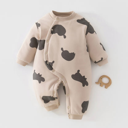 [BABY] New Winter Cat Quilted Coverall SK108216