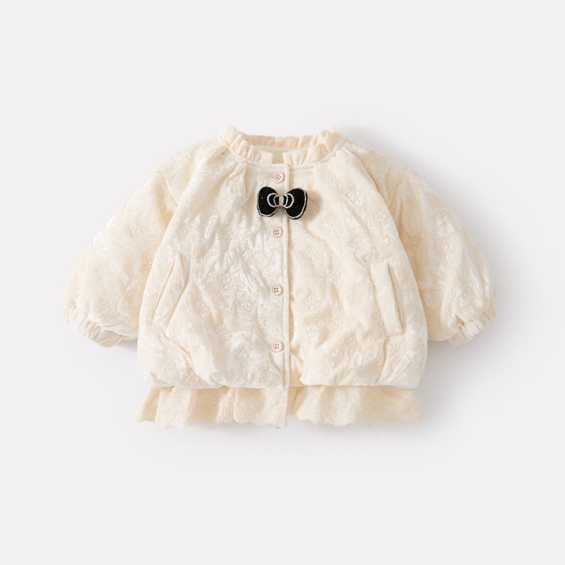 【BABY】冬新作ベロアキルティングレトロジャケットSK102726