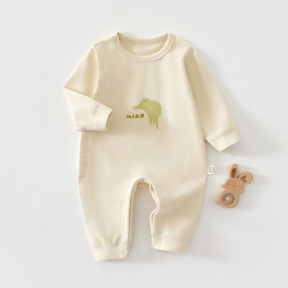 【BABY】カートゥーンプリントサイドオープンカバーオールSK107518