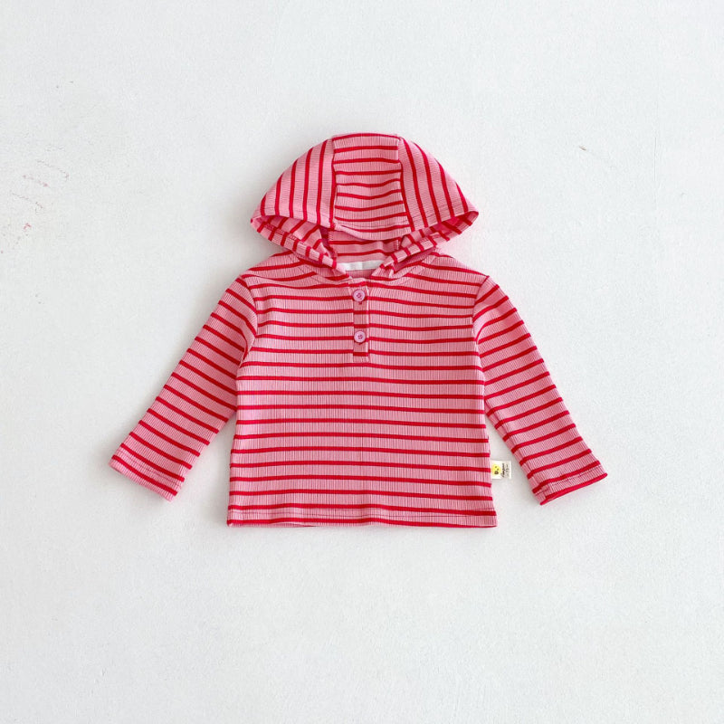 【BABY&KID】ボーダーフーディ、りんごサロペットSK100840