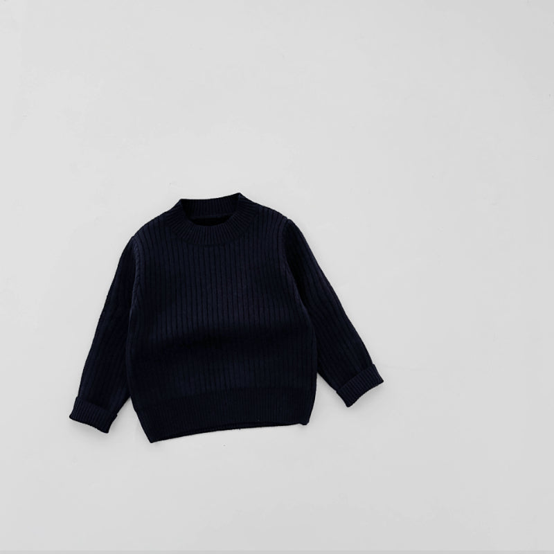 【BABY&KID】冬新作あったか無地ニットセーターSK103014