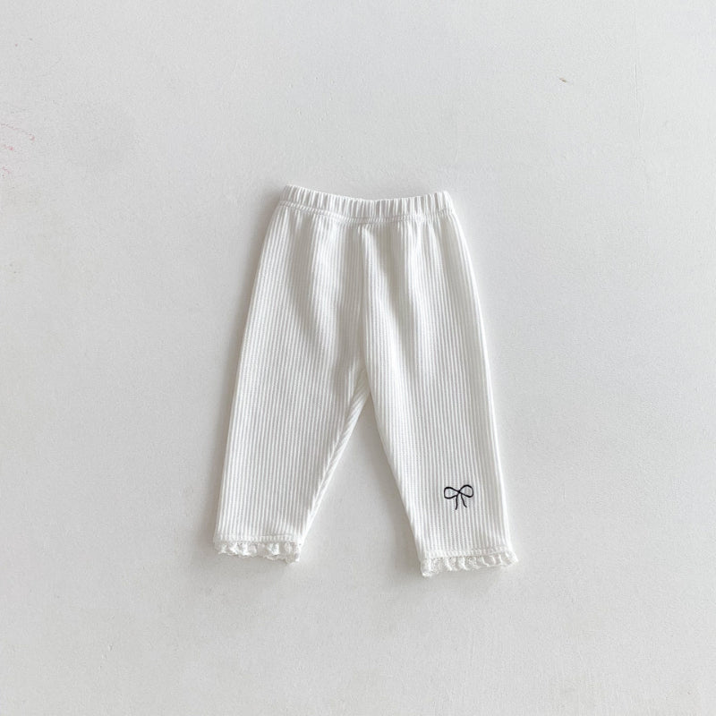 【BABY】レース付きリブレギンスSK092313