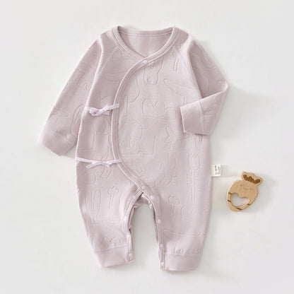 【BABY】北欧風アニマルジャカードカバーオールSK102607