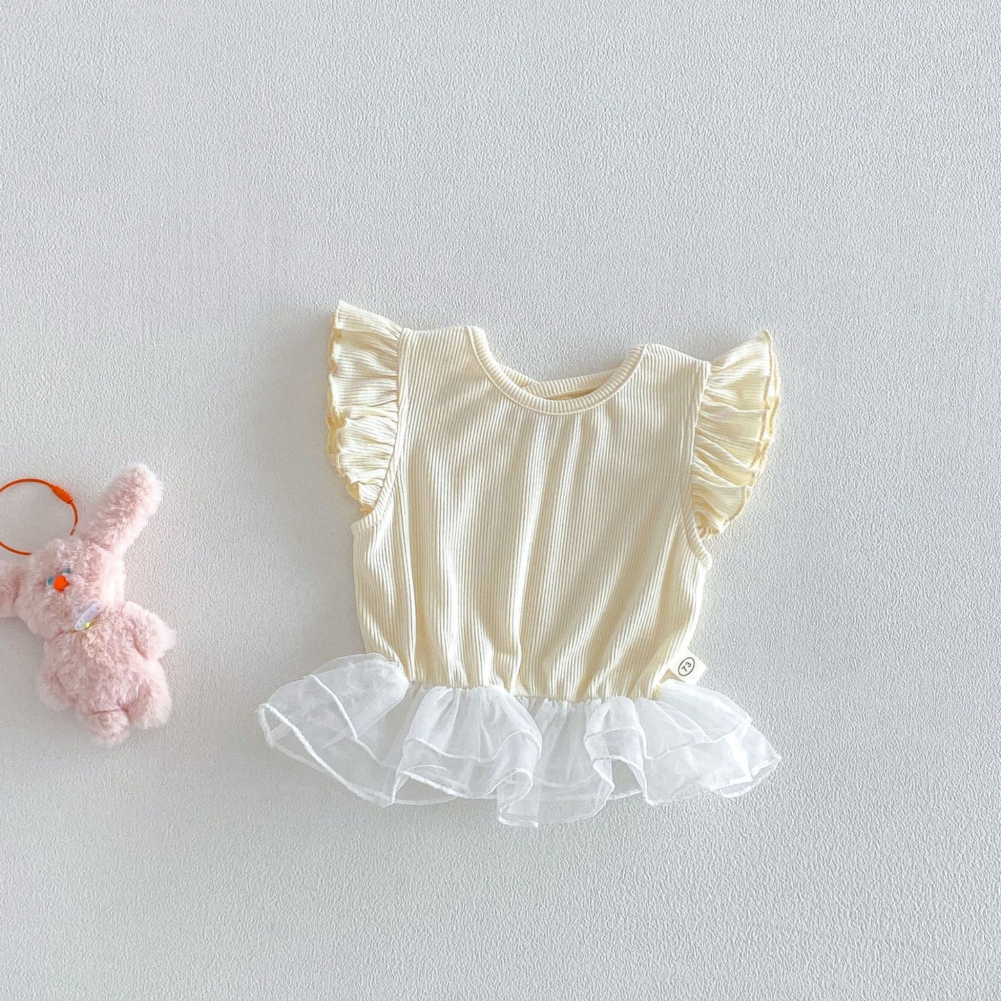 【BABY&KID】夏新作 レース切替Tシャツ&ショートパンツSK105116