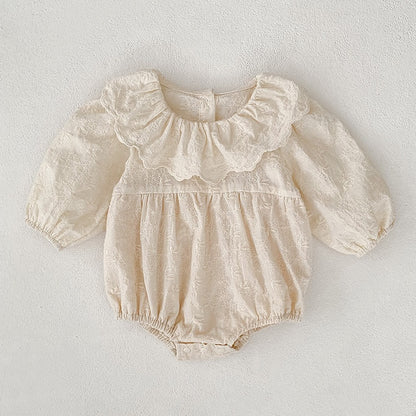 【BABY&KID】ラウンドネック刺繍ロンパース、ワンピースSK107920