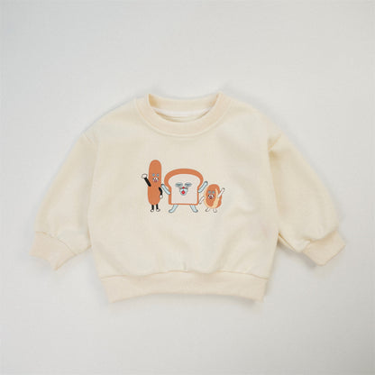 【BABY&KID】キャラクターパンプリントスウェットSK101553