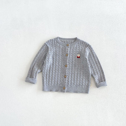 【BABY&KID】ケーブルニットカーディガンSK107205