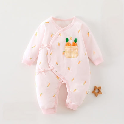【BABY】北欧風にんじんキルティングカバーオールSK108406