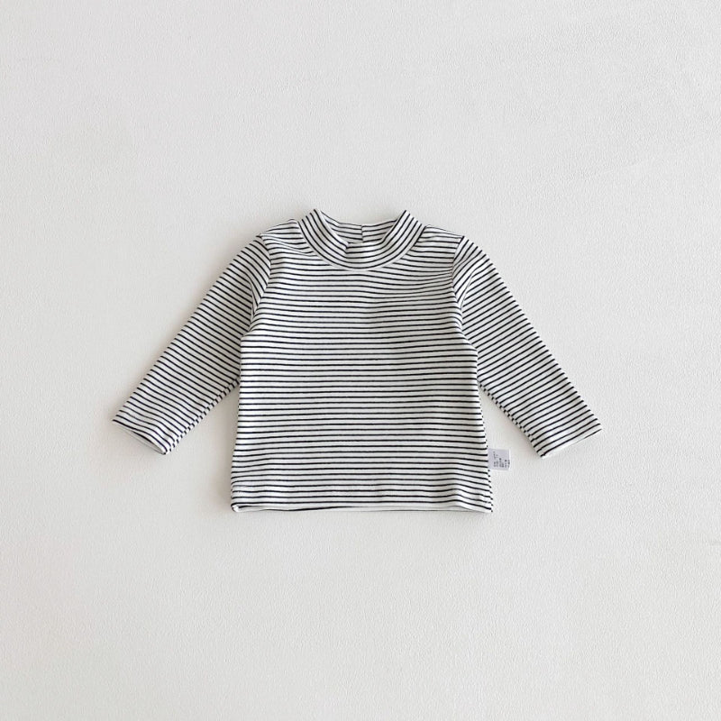 【BABY】ハイネックボーダーtシャツSK100130
