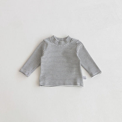 【BABY】ハイネックボーダーtシャツSK100130
