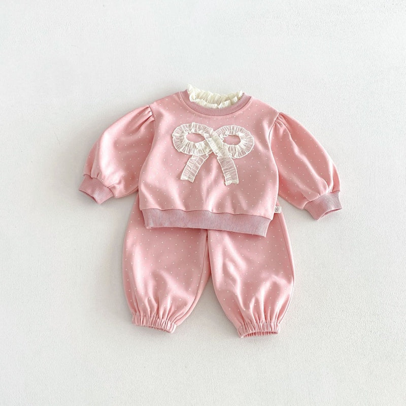 【BABY&KID】ドットフリルセットアップSK106612