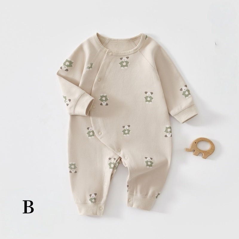 【BABY】北欧風アニマル柄綿カバーオールSK102620