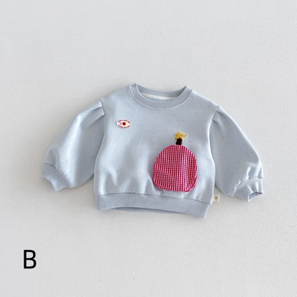 【BABY&KID】ワッペントレーナー、スウェットパンツSK107215