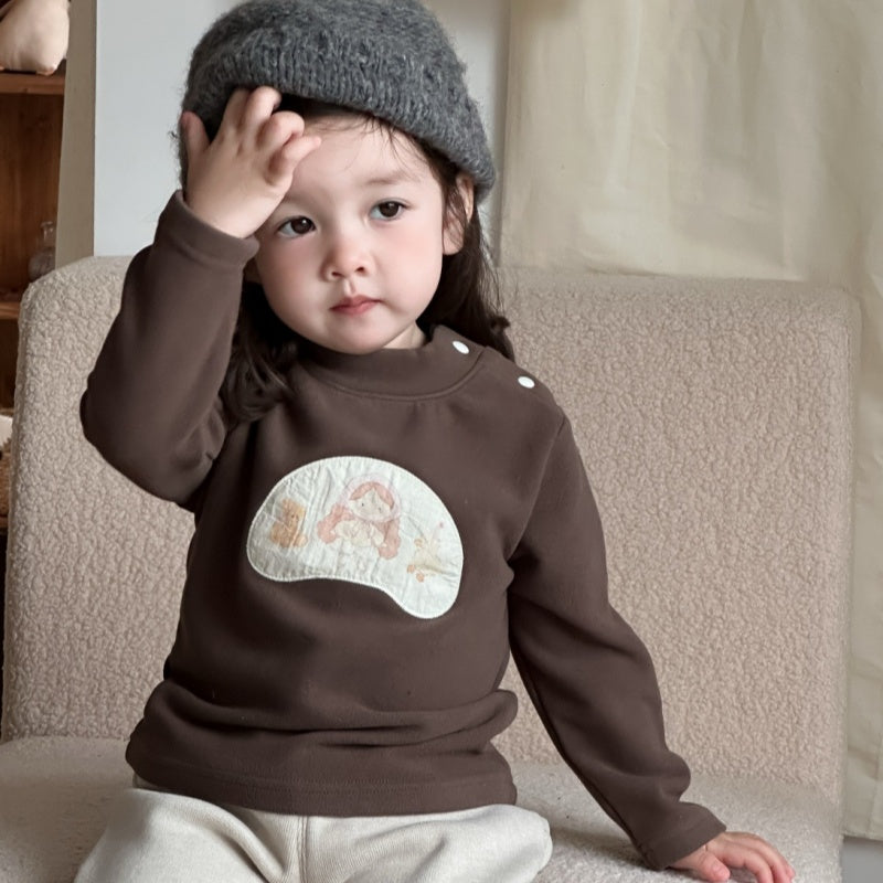 【BABY&KID】冬新作レース襟あったかアウターSK103127