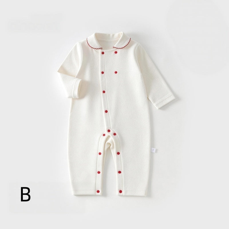 【BABY】韓国風長袖カバーオールSK107525