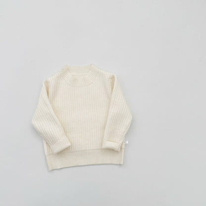 【BABY&KID】冬新作あったか無地ニットセーターSK103014