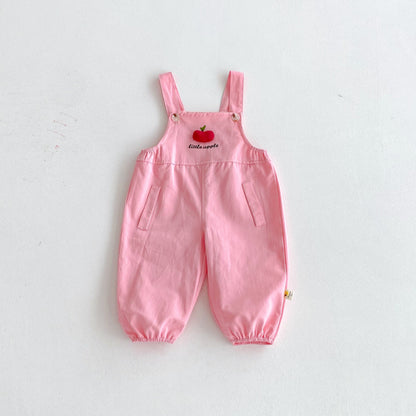 【BABY&KID】ボーダーフーディ、りんごサロペットSK100840