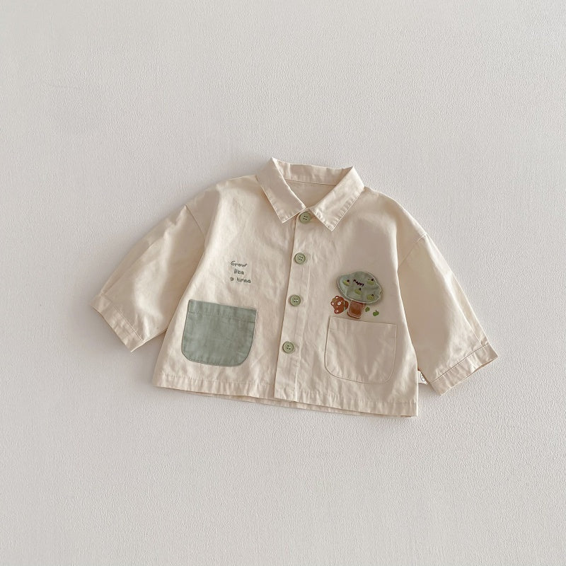 【BABY&KID】ツリー柄ロンT、襟付きシャツSK104112