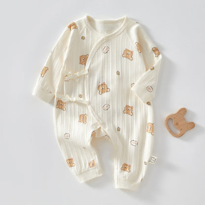 【BABY】北欧風ジャカードカバーオールSK104406