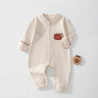 【BABY】りんごくまカバーオールSK106723