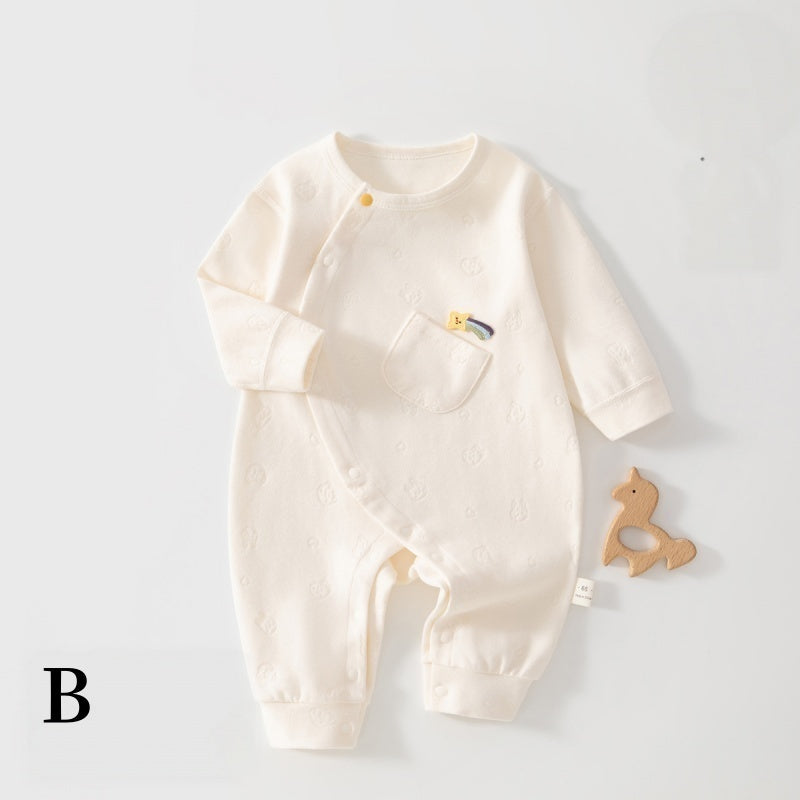 【BABY】カートゥーンワッペンジャカードカバーオールSK106722