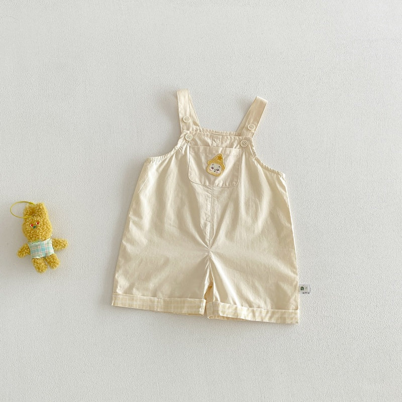 【BABY】夏新作シンプルカートゥーンサロペット、シャツ、ショートパンツSK104807