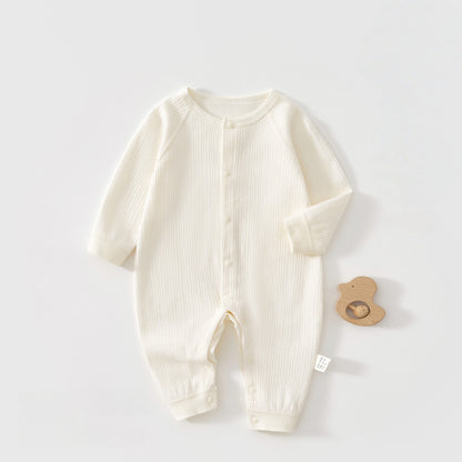 【BABY】北欧風無地やわらかカバーオールSK102619