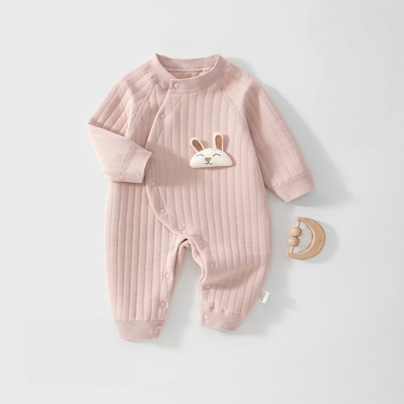 【BABY】北欧風無地キルティングカバーオールSK108410