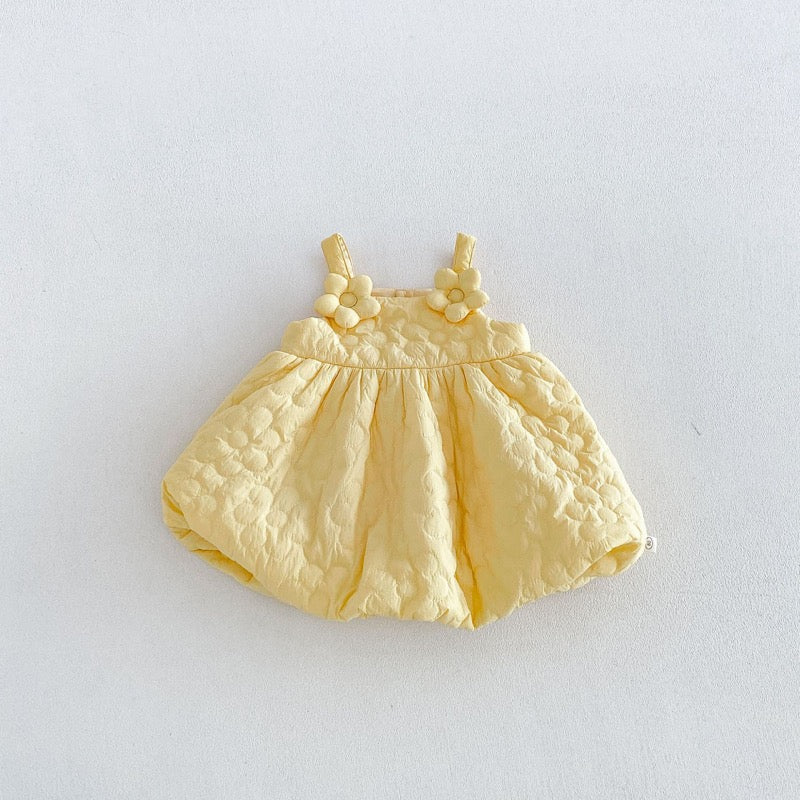 【BABY&KID】冬新作厚手フラワーワンピース、ハイネックニットSK107725
