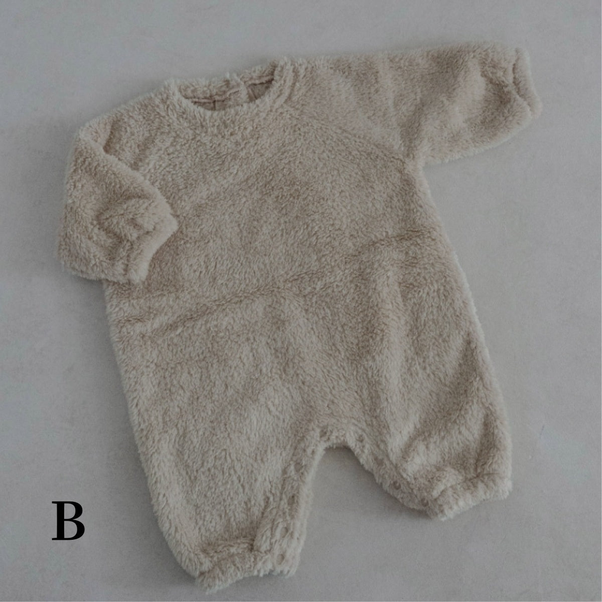 【BABY】裏ボアクルーネックカバーオール、フードケープSK101527