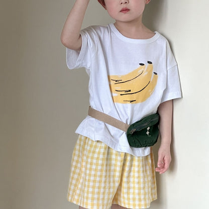 【BABY＆KID】夏新作 フルーツプリントセットアップSK063006
