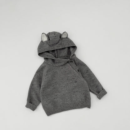 【BABY&KID】くま耳付きニットセーターSK102013