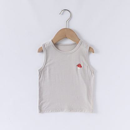 【BABY】夏新作 北欧風 キャラクタープリントノースリーブTシャツSK091306
