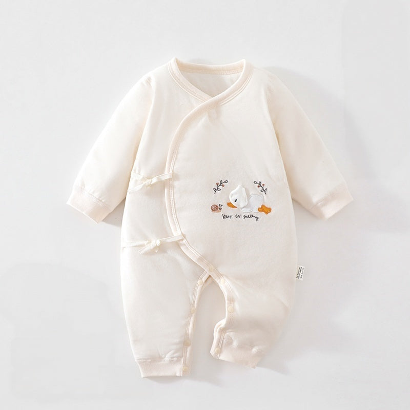 【BABY】Winter New Arrival Asymmetrical Collar Quilted Coverall SK108202