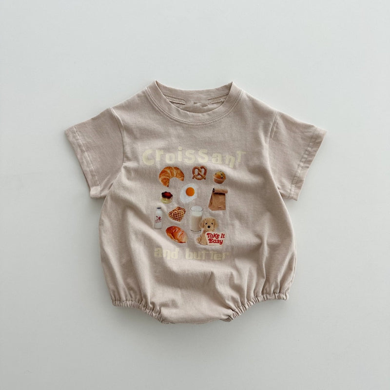 【オトク】【BABY】夏新作 プリントコットンロンパース、TシャツSK071804