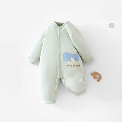 【BABY】New Winter Collection Macaron Color Quilted Coverall SK108217