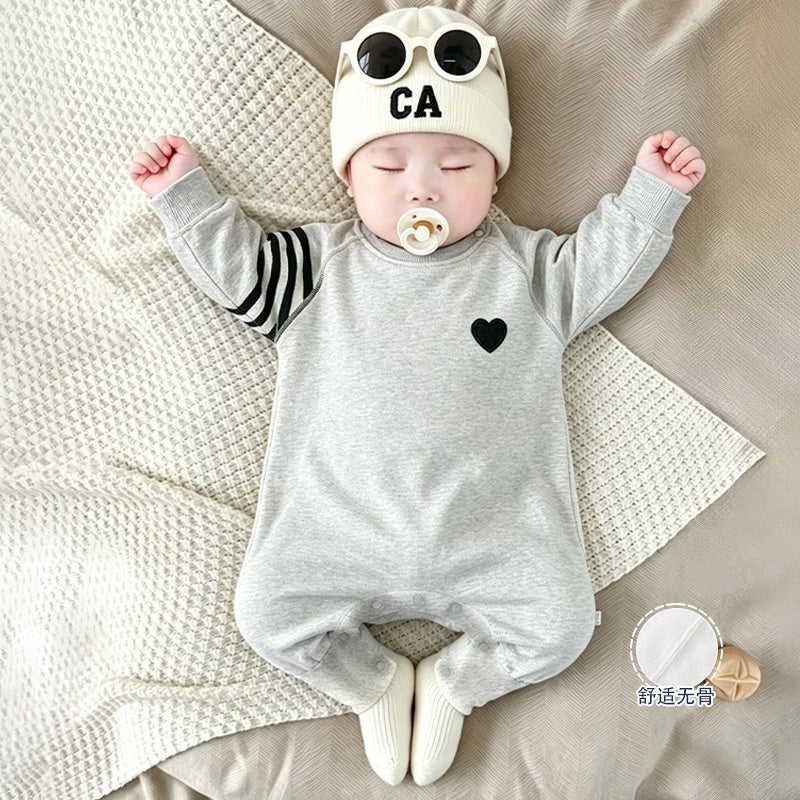 【BABY】ハートプリントカバーオールSK106714