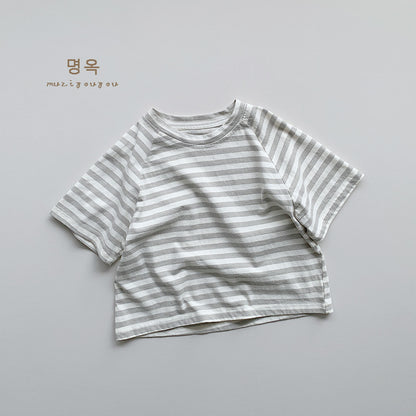【BABY&KID】夏新作 マカロンカラーボーダーTシャツSK080810