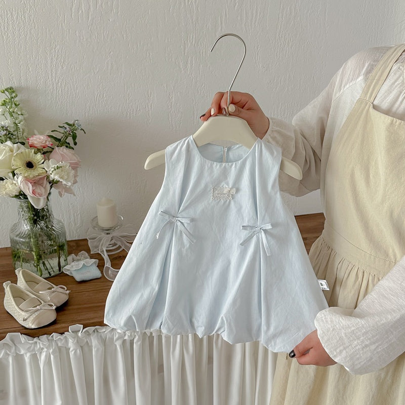 【BABY】夏新作蝶結びノースリーブワンピースSK104515
